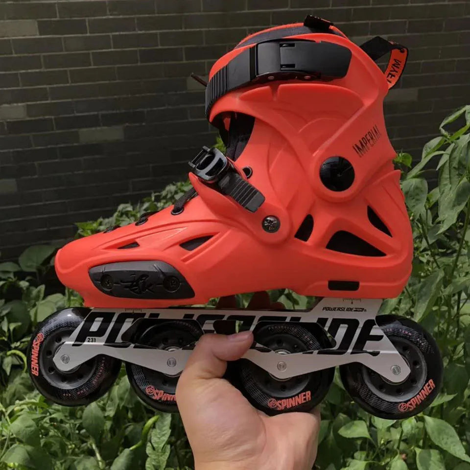 100% Powerslide Imperial Inline Skates Professional Slalom Inline Skates