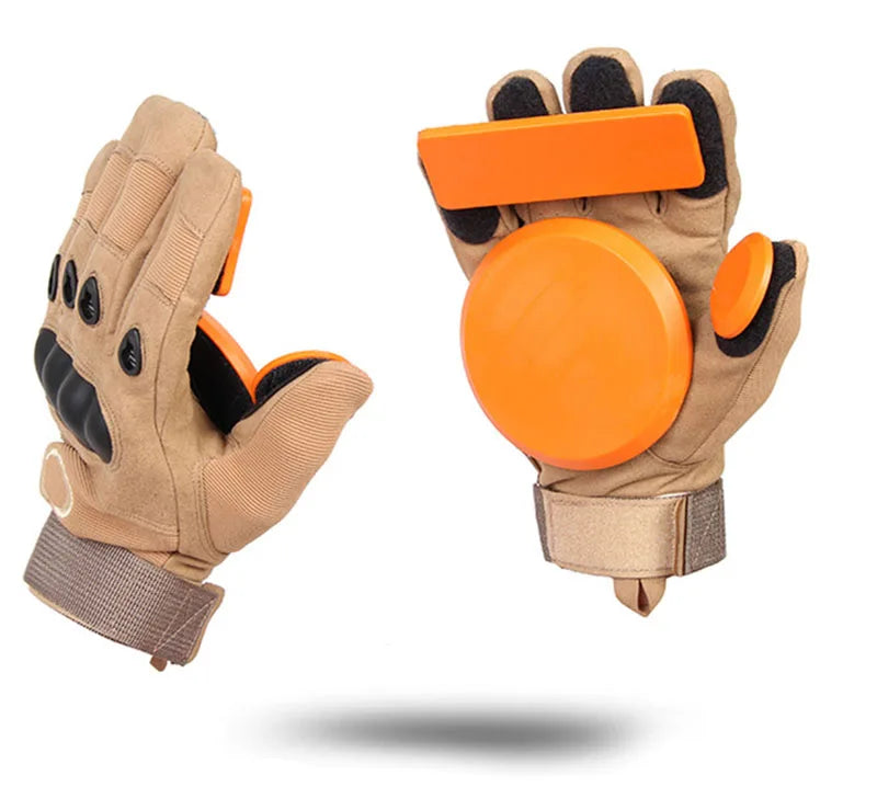 Downhill Skateboard Gloves, Roller Safety Gear