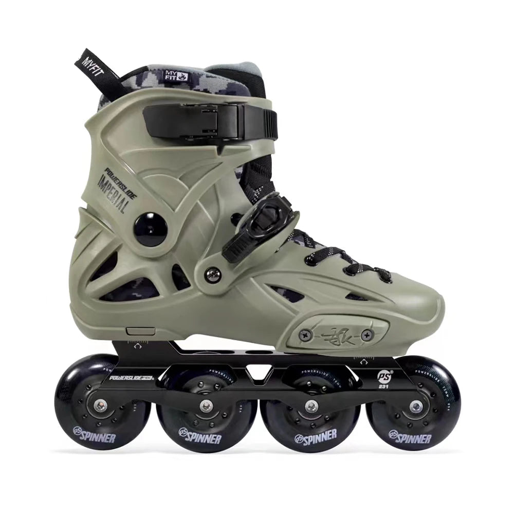 100% Powerslide Imperial Inline Skates Professional Slalom Inline Skates