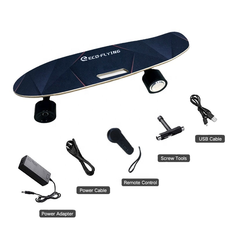 Electric Skateboard 4 Wheel Mini Fish Board Electric Skateboard Skate Board