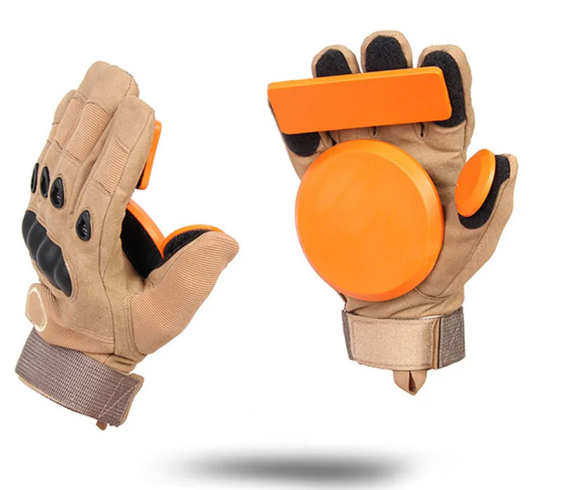 Downhill Skateboard Gloves, Roller Safety Gear