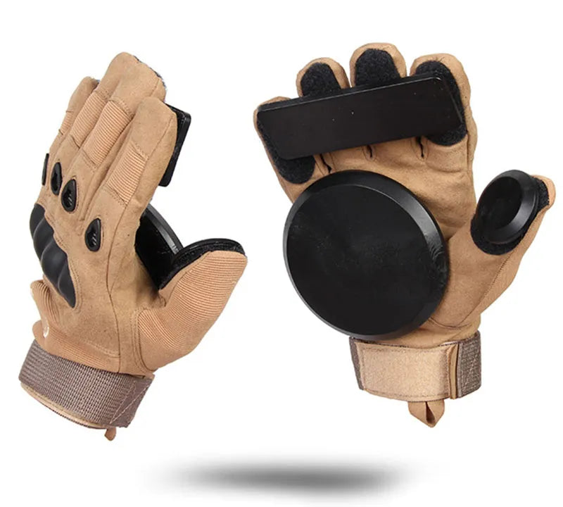 Downhill Skateboard Gloves, Roller Safety Gear