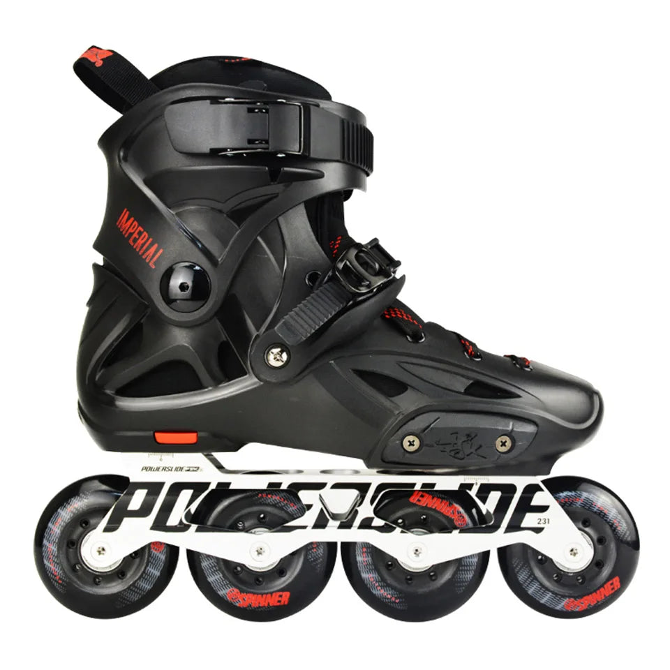 100% Powerslide Imperial Inline Skates Professional Slalom Inline Skates