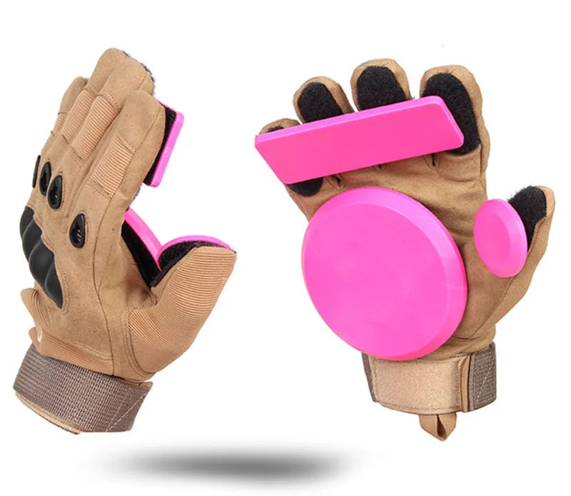 Downhill Skateboard Gloves, Roller Safety Gear