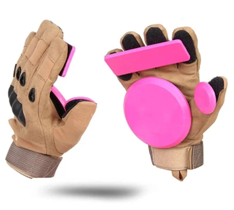 Downhill Skateboard Gloves, Roller Safety Gear