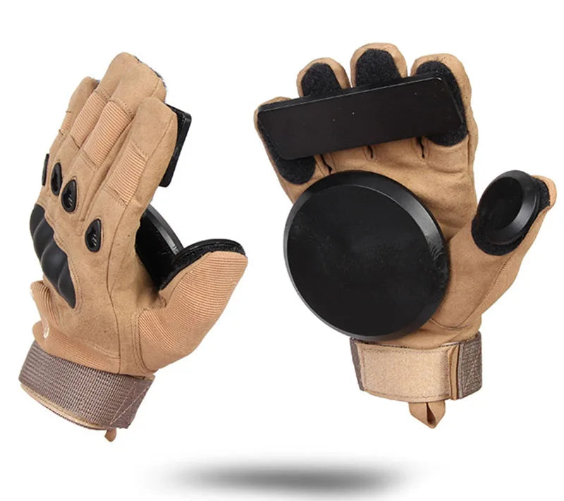 Downhill Skateboard Gloves, Roller Safety Gear